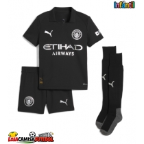 Camisa de Futebol Manchester City Nathan Ake #6 Equipamento Secundário Infantil 2025-26 Manga Curta (+ Calças curtas)